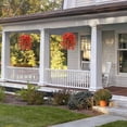 thumbnail image 6 of Artificial Hanging Flowers, Hanging Plants Look Real Flowers for Outside Porch Patio Window Box Yard Home Decor Outdoor Garden Thanksgiving Fall Decoration 29.52inch, 6 of 8