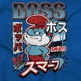 thumbnail image 2 of The Smurfs Cool Kanji Boss Papa Men Big & Tall Zip Hoodie Brisco Brands 3X, 2 of 5