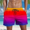 thumbnail image 4 of PEASKJP Big and Tall Mans Swim Trunks Quick Dry Stretch Swim Shorts Mesh Lining, Purple S, 4 of 4