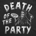 thumbnail image 2 of Mens Funny T Shirts Death of The Party Sarcastic Grim Reaper Graphic Tee for Men Graphic Tees, 2 of 9