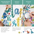 thumbnail image 3 of Extra Large Dinosaur Birthday Gift Bag Boys 36x56 Inch Jumbo Plastic Gift Bags XL Colorful Dino-Themed Kids Happy Birthday Pary Favors Decorations, 3 of 4