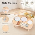 thumbnail image 5 of OATHX Toy Drum Xylophone Baby Music Kit Montessori Drum Set Musical Instruments for Toddler and Preschool Toys, 5 of 8