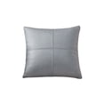thumbnail image 2 of Ergonomic Lumbar Support Pillow | Soft Tech Fabric Decorative Cushion for Sofa, Bed & Office Chair | 17.8x17.8 Inch Stripe Pillowcase, 2 of 8