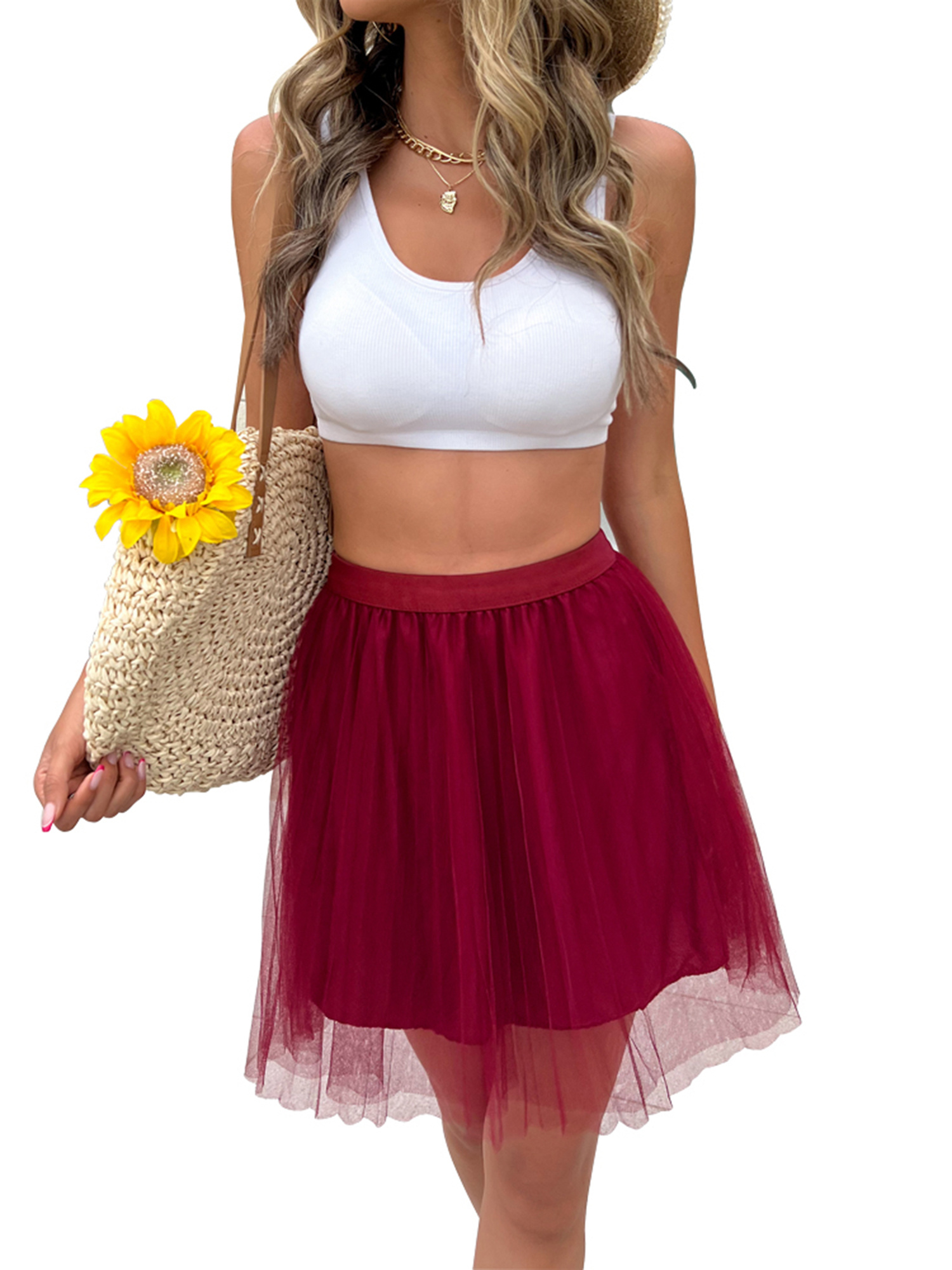 plain summer skirts