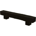 thumbnail image 3 of Ekena Millwork 6"H x 10"D x 60"W Hand Hewn Faux Wood Fireplace Mantel Kit w/ Alamo Corbels, Natural Ash, 3 of 10