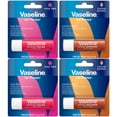 thumbnail image 1 of Vaselina Lip Therapy Variedad Paquete de 4 - Labios rosados ??+ Bálsamo labial hidratante de manteca de cacao con vitamina E 0.16 oz Ea, 1 of 2