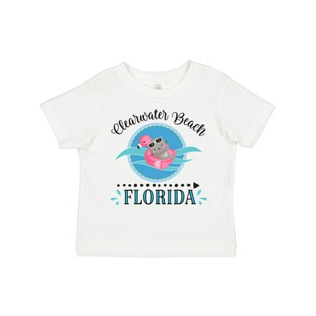 

Inktastic Clearwater Beach Florida Trip Gift Toddler Toddler Girl T-Shirt