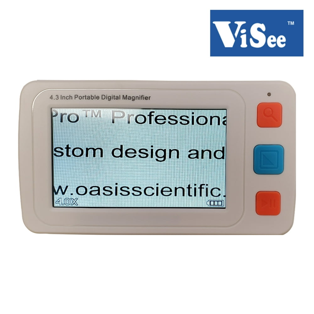 ViSee LVM450 Portable Electronic Video Magnifier Reading Aide for Low