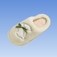 thumbnail image 7 of Bixock Slippers for Womens Indoor House Cotton Shoes Multi Size Fluzzy Fleece Lined Slide Warm Comfortable Non-Sliped Women Shoes, 7 of 7