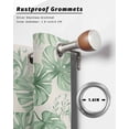 thumbnail image 6 of nqOlkjepod Outdoor Curtains for Patio Waterproof, Summer Green Palm Leaf Outdoor Privacy Panels Grommet, Tropical Plants Botanical Starfish Blackout Outside Curtains for Porch 54"x95", 1 Panel, 6 of 8