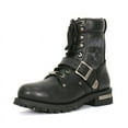 thumbnail image 5 of Hot Leathers BTM1017 Men’s Black Grave Rub Skull Tall Logger Motorcycle Boot 11, 5 of 9