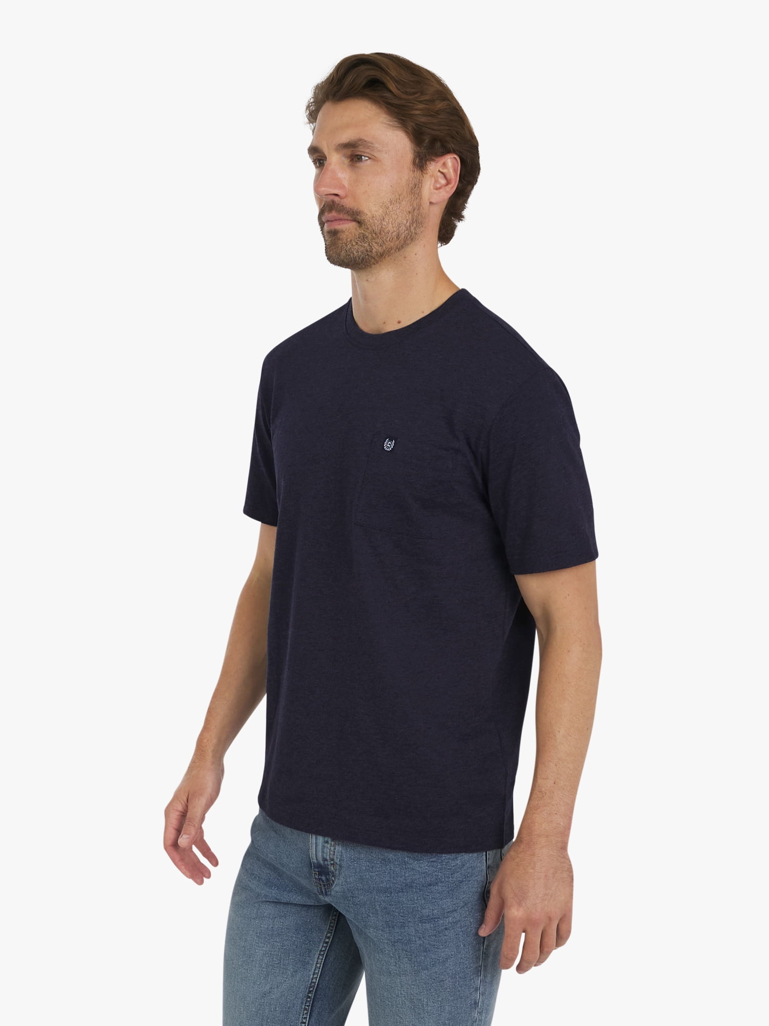 Chaps Men's and Big Men's Seacoast Wash Slub Pocket T-Shirt, Sizes S-3XL