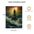 thumbnail image 2 of Nawypu Guiding Light, Lighthouse in Storm, Classic Prints Print on Canvas Wall Art, Beautiful Vintage Art for Living Room Decor, Canvas, Canvas Wall Art,Wall, 2 of 5