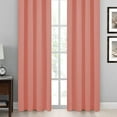 thumbnail image 2 of Tucson 84-Inch Rod Pocket/Back Tab Window Curtain Panel in Coral, 2 of 2