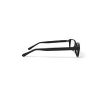 Walmart Men's FM6014 Rectangular Prescription Eyeglasses with Case, Black
