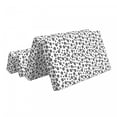 thumbnail image 2 of Black and White Foldable Mattress, Monochrome Daisy, 78.7" x 47.2", Charcoal Grey, by Ambesonne, 2 of 6