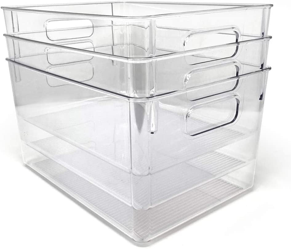 clear storage tubs