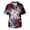 Dark Blue, variant on 4th Of July Scrubs Top for Men Regular Fit Patriotic V-Neck Short Sleeve Graphic Printed Tops 2026 Summer Comfort Stretchy Nurse Scrubs with Pockets Navy XXXXXL