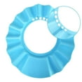 thumbnail image 3 of Heldig Baby Swimming Cap Bathing Protection Head Shower Water Cover Adjustable for 0-6 Years' Kids for Baby Care (1 Pack, Blue)B, 3 of 5