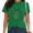 B-Green, variant on UNISHE Womens Casual Scripture Verse Graphic T-Shirt Be Still Ocean Surf Crewneck Tee White, S