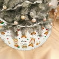 thumbnail image 5 of GZHJMY Christmas Tree Skirt, 30" Xmas Tree Skirts Christmas Pattern with Corgis Christmas Tree Mat for Christmas Holiday Party Ornaments, 5 of 6