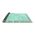thumbnail image 2 of Ahgly Company Indoor Rectangle Abstract Light Blue Modern Area Rugs, 5' x 8', 2 of 4