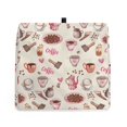 thumbnail image 5 of ZIATUBLES Dust Cover for Kitchen Stand Mixer Multi-Functional Small Kitchen Appliance with Front Pockets Easy to Clean Compatible with 4.5-5 Quart Mixers, Coffee Tool Pink Beige, 5 of 7