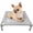Gray Bed, variant on Elevated pet bed with mesh, suitable for small pets, raised nest