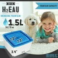 thumbnail image 4 of ZEUS Mini Elevated Dog Water Dispenser, Dog Drinking Water Fountain, Small Dog Breeds, 4 of 7