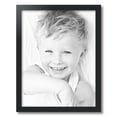 thumbnail image 2 of ArtToFrames 17" x 22" Black Satin Picture Frame, 17x22 inch Black MDF Poster Frame (WOM-5180), 2 of 8
