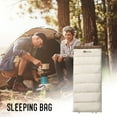 thumbnail image 1 of keepw Fill Power Rectangle Duck Ultralight Wearable 4 Season Envelope Sleeping Bag for Outdoor Camping TYPE2, 1 of 6