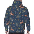 thumbnail image 7 of Pofeuu Cartoon Deers Print Mens Casual Hooded Collar Drawstring Hoodies Pullover Sweatshirts Casual Long Sleeve Shirts-, 7 of 7