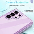 thumbnail image 3 of Dteck Built-in Screen Protector Case for Samsung Galaxy S24 Ultra,Compatible with Mag-Safe Slim TPU+PC Full-Body Stylish Shockproof Protective Transparent Cover,Lightpurple, 3 of 7