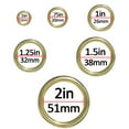 thumbnail image 2 of Craft County Brass O-Rings – Inside Diameter Size Options (1/2, 3/4, 1 1/4, 1 1/2, 1, 2) – Packs of 2, 5, 10, 15, 25, 50, 100, 2 of 4