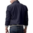 thumbnail image 3 of DecSea Men's Casual Shirt Jacket Cotton Linen Shacket Lightweight Work Coat Button Down Overshirt, 3 of 7