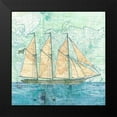 thumbnail image 2 of Joannoo 15x15 Black Modern Framed Museum Art Print Titled - Vessel I, 2 of 5