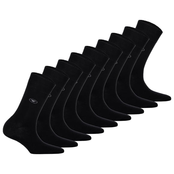 TOM TAILOR Paquete de 3 Calcetines de Mujer - Básico, unicolor Gris oscuro 35-38