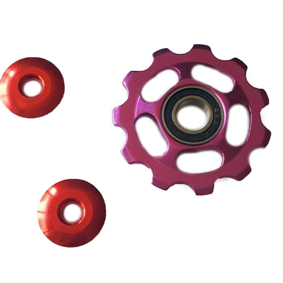 Naierhg MTB Bicycle Bike Rear Derailleur 11T Guide Wheel Idler Pulley Riding Accessories