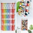 thumbnail image 3 of Stuffed Animal Storage Hammock Stuffed Animal Net With Hanging Ring Storage Hanging Toy Organizer Hammock Handmade Toy Organizer For Children's Room Nursery, 3 of 8