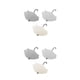 thumbnail image 1 of Yuarrent 3 uds gancho para paraguas ganchos colgantes colgador adhesivo sin rastro organizador llaves decoración cocina dormitorio puertas Blanco Gris Beige 2piezas, 1 of 6