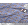 thumbnail image 3 of Soimoi Poly Georgette Fabric Leaves & Tiger Jungle Print Fabric by The Yard 52 Inch Wide, 3 of 3