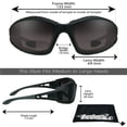 thumbnail image 2 of Bikershades Motorcycle Bifocal Safety Sunglass Foam Padded Men Gray Smoke Lens, 2 of 5