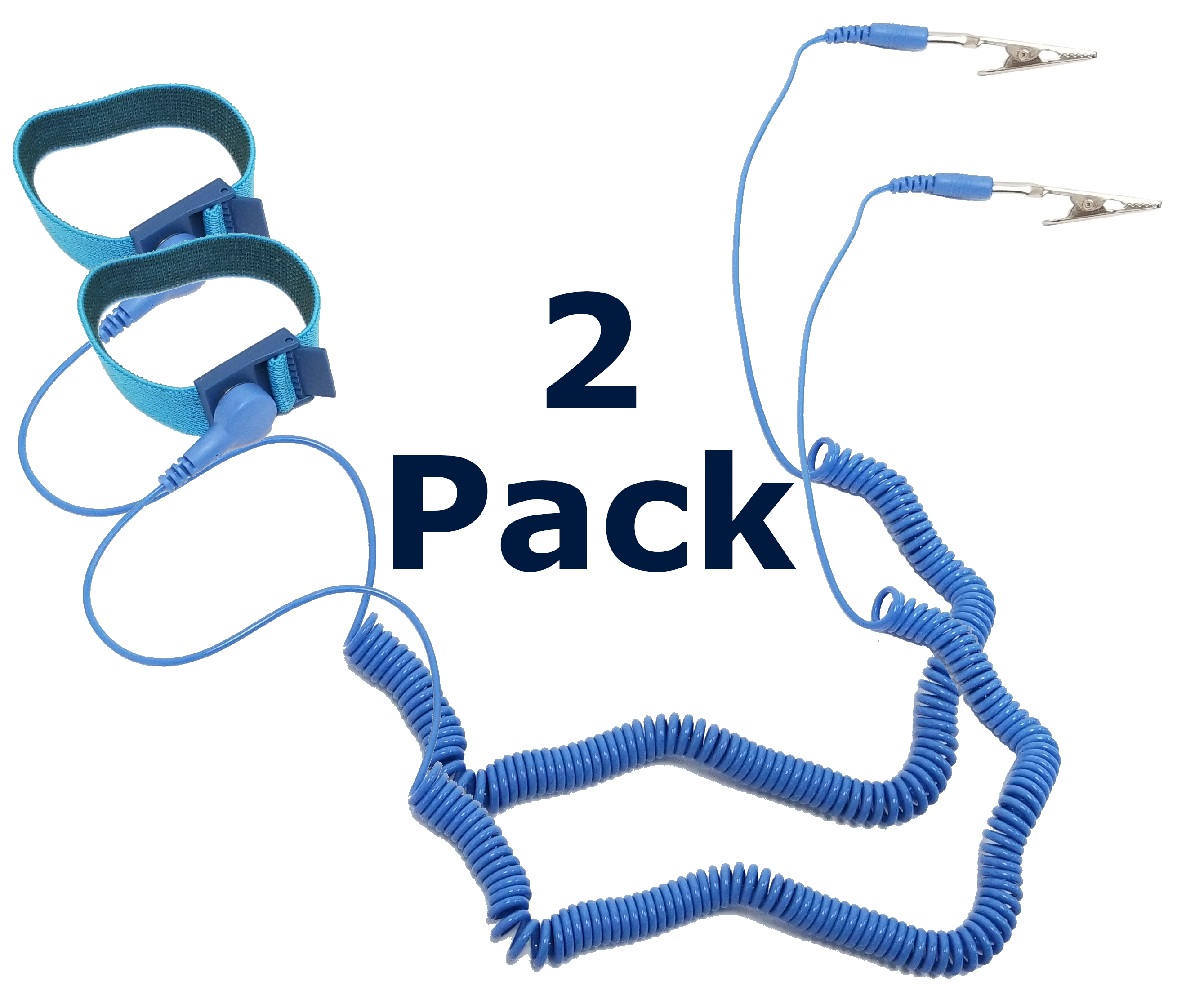 LEKO Corded Antistat Wrist Strap (2 pack) Anti shock, Anti Static