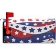 thumbnail image 2 of Patriotic American Stars Mailbox Cover Memorial Day 4th of July Mailbox Covers Magnetic Large Oversized 21"X25.5" Mailbox Wraps Post Letter Box Cover Garden Decorations, 2 of 6
