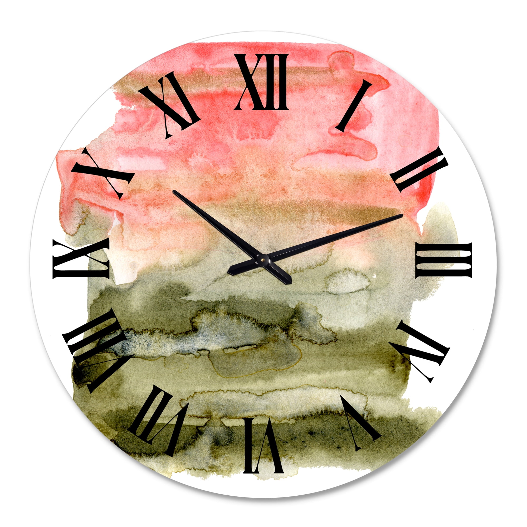 Designart 1 in Quartz Modern/Contemporary Wall Clock