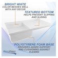RV Combo Shower Pan 35" x 21" Corner Drain White Toilet Mount