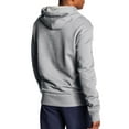 thumbnail image 2 of Champion Men's Powerblend Fleece Quarter Zip Hoodie with Embroidered Logo, up to Size 2XL, 2 of 5