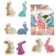 thumbnail image 3 of Wmool DIY Rabbit Sile Mold Candles Making Easter Soap Molds Chocolate Decor, 3 of 8