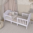 thumbnail image 5 of Dream On Me Rose 3-in-1 Convertible Toddler Bed, Greenguard Gold and JPMA Certified, Lavender Ice, 5 of 7