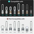 thumbnail image 2 of True HEPA+Carbon Filter 2-Pack Replacement Compatible with Dyson PH01 PH02 PH03 HP06 TP06 HP07 TP07 HP09 TP09 HP10 TP10 360° Combi Glass Purifying Fans, Pure Cool Hot Air Puri-fier, Black, 2 of 8